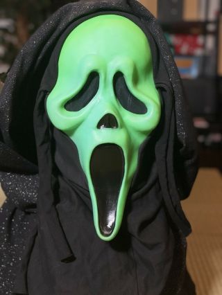 Scream Mask Fantastic Faces Fun World Gen 1 Green Ghost Face Rare Grail 5