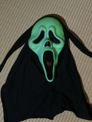 Scream Mask Fantastic Faces Fun World Gen 1 Green Ghost Face Rare Grail 6