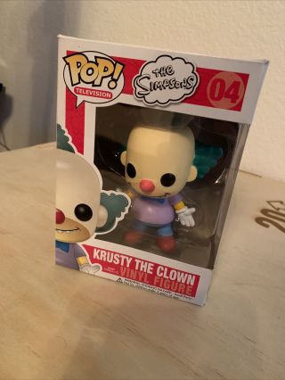 Funko Pop Television Krusty The Clown 04 Vaulted - The Simpsons