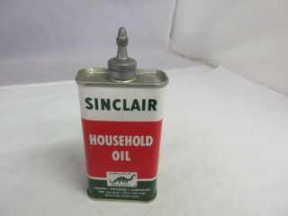 Vintage Advertising Sinclair Oil Oiler Tin Can Petroliana 583 - G
