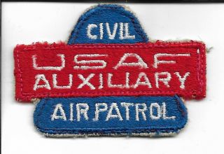 (2) Vintage 1960’s Era Civil Air Patrol Cap Patches