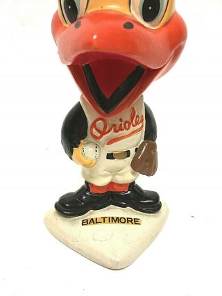 Vintage 1961 - 63 MLB Baltimore Orioles Bird Mascot Bobble Head Nodder Baseball 4
