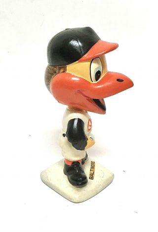 Vintage 1961 - 63 MLB Baltimore Orioles Bird Mascot Bobble Head Nodder Baseball 5