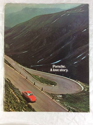 Porsche 911 T 911 E 911 S Coupe / Targa Showroom Sales Brochure 1971 Usa Edition