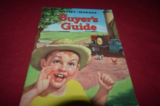 Massey Harris Buyers Guide Brochure Fcca