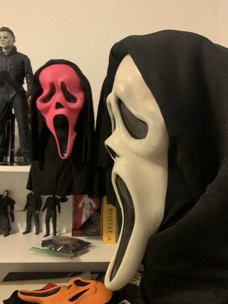 Scream Mask Fearsome Faces Fun World Gen 1/2 Deluxe hood 5