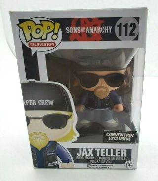 Rare Sons Of Anarchy Funko Pop Jax Teller 112 Convention Exclusive