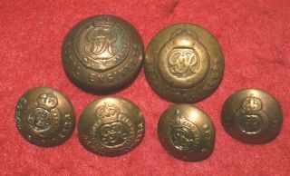 6 Ww2 Uk Royal Engineers (army) Buttons