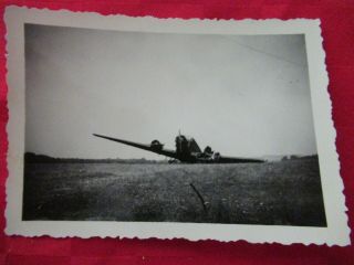 Wwii German Photo Combat Soldiers Crashed Ju52
