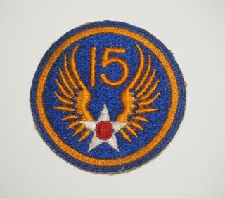 15th Air Force Patch Army Air Corps Aaf Usaaf Wwii Us Army C1666