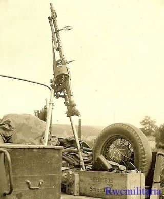 At Ready German Mg - 34 Aa Machine Gun By Cerebos Sel De Table Salt Box In Truck