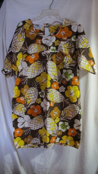 Vintage Dole Hawaiian Smock Very RARE and in size M 2