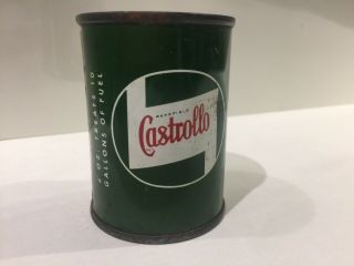 Vintage Castrollo Metal Can Full Upper Cylinder Lubricant 4 Oz.