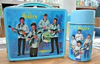 The Beatles Lunch Box W/ Thermos © 1965 Aladdin