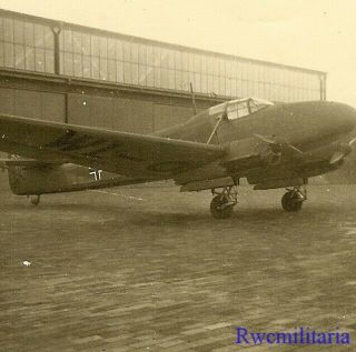 Best Luftwaffe Fw.  58 Liaison Transport Plane (wl,  ??) Parked By Hangar Field