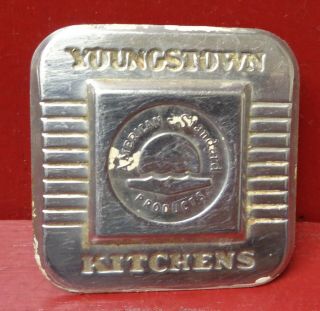 Vintage American Standard Youngstown Kitchens Emblem Badge Name Plate