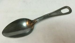 Vintage Wwii World War Ii U.  S.  Army Military Mess Kit Spoon Silco Stainless
