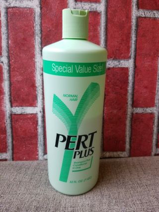 Vintage Pert Plus Shampoo Conditioner 32 Oz Normal Hair Special Value Size