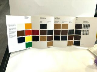1972 Porsche 911 T.  E And S,  Color Chart. ,  No Stains Or Cuts