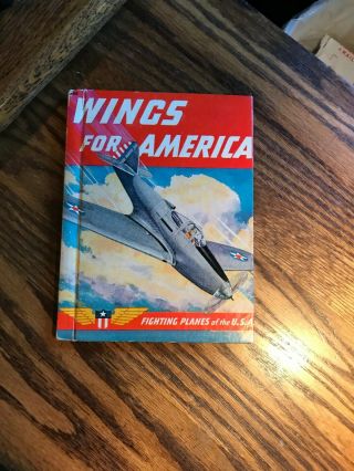 Vintage Ww2 Era Usaaf Wings For America Fighting Planes Of The U.  S.  A.  1942