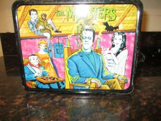 Vintage 1965 The Munsters Lunch Box No Thermos