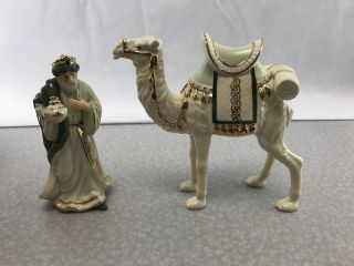 Hawthorne Village King Gaspar And The Standing Camel Christmas Nativity Kg