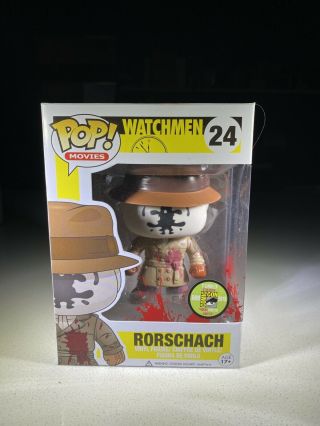 Funko Pop Movies 24 - Bloody Rorschach Exclusive Sdcc 2013 (1/480)