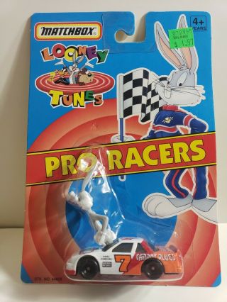 Vintage Matchbox 1993 Looney Tunes Pro Racers Bugs Bunny Stock Car