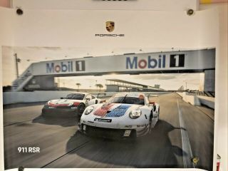 Stuttgart Factory Porsche Poster 911 Rsr On The Track