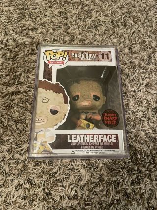 Leatherface Funko Pop Bloody Chase Piece