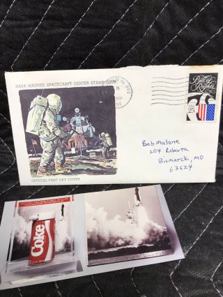 Vintage Adver.  Coca - Cola First Taste In Space Can 1985 Challenger Space Shuttle
