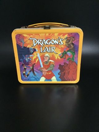 1983 Dragons Lair Metal Lunchbox With Thermos
