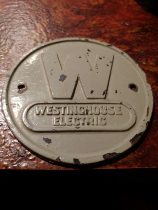 Vintage Westinghouse Name Plate / Brass/ 4 Inch.  3 Available