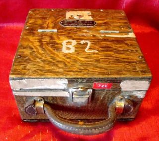 Vintage - Weston Electrical Instrument - Dc Voltmeter - Wood Case Mothball Fleet