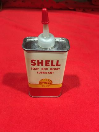 Vintage Shell Soap Box Derby (nos) Handy Oiler Tin Can