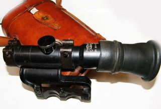 French Sniper Scope Apx 806 With Leather Box,  For Fsa 49 - 49/56