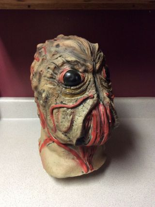 Vintage 1970s Don Post Studios Coridian Alien Halloween Latex Mask
