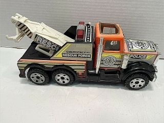 Vintage Buddy L Metal Emergency Rescue Force Police Department Truck