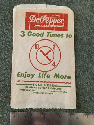 Vintage Dr Pepper Soda 10 2 4 Dri - Hand Bottle Protector