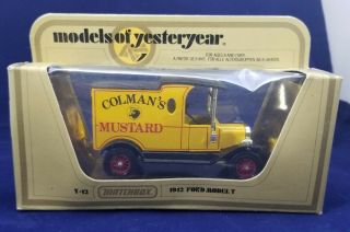 Matchbox Models Of Yesteryear Y - 12 Ford Model T Coleman 