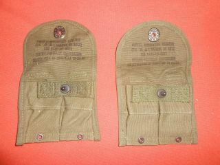 U.  S.  Army : 1950 2 Post Us Army M1 Carbine Pouches