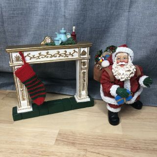 Possible Dreams Clothtiques Down The Chimney He Came 713154 Santa 10 Inch 1997