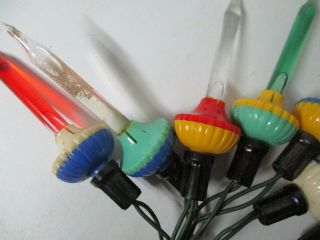 8 Old 1940 ' s ROYAL C - 6 Bubble Lights w 8 Light Cord - All 2 Color - Set 1 3