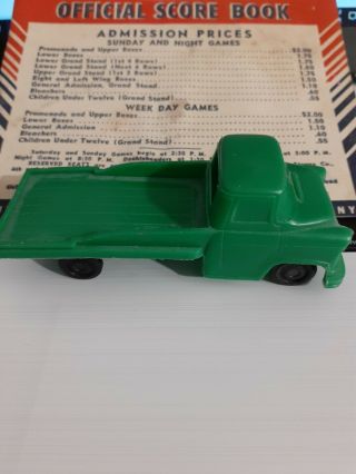 1956 Processed Plastic Chevrolet Cameo Flat Bed 4 Inches Long Toy Truck