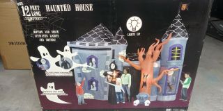 Gemmy Halloween Inflatable Haunted House 12 