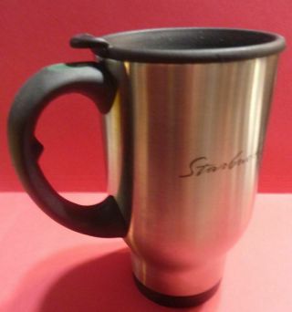 Starbucks Vintage 16 Oz Stainless Steel 18/8 Thermos Travel / Car Mug