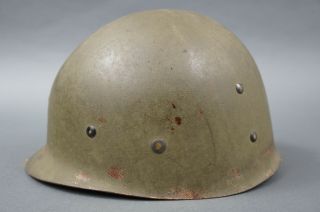 US Korean War M1 Helmet Liner Westinghouse With WWII Chinstrap 2