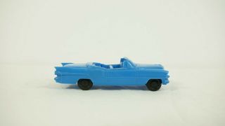 Processed Plastic Company Convertible Blue Cadillac Toy Car No Box B6