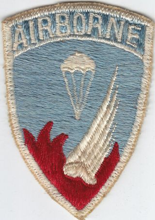 Kw Us Army 187th Airborne Rct Patch - Japanese - Made,  Silk,  No Glow