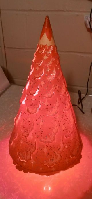 Red 15 Inch Econolite Christmas Tree Motion Lamp